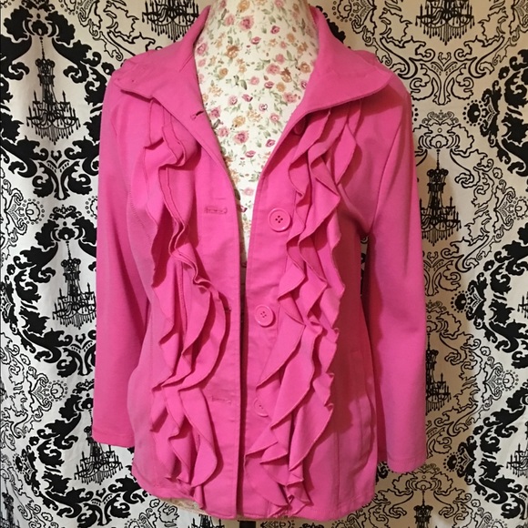 A Pink Ruffled Jacket - Picture 4 of 8